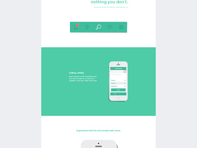 Rekke animation app clean design flat mobile modern page site ui ux web