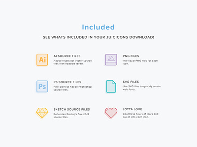 Juicicons, a juicy and delicious icon set by Jared Kennedy on Dribbble