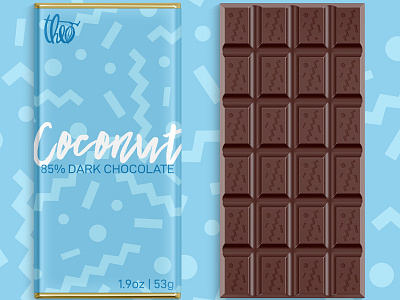 Theo, Coconut Chocolate Bar