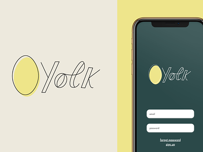 Yolk App Branding branding branding and identity design illustration logo ui