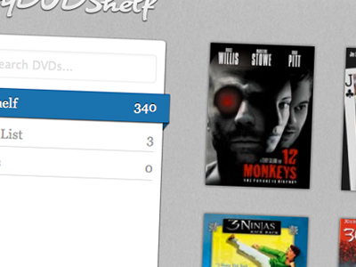 MyDVDShelf - Sidebar