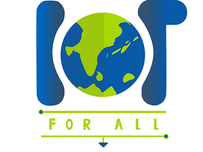 Iot For All logo branding creative design logo 2d vector