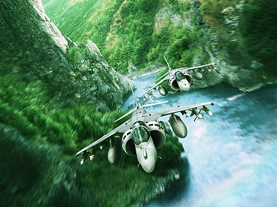 Av-8B Harrier II 3d aircraft av 8b collage element 3d ground attack harrier jet jet plane