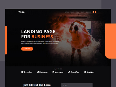 Vera - Business Landing Page HTML Template bootstrap business company html html template landing page portfolio responsive startup