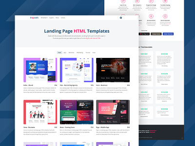 Inovatik - Landing Page HTML Templates bootstrap html templates landing page responsive working forms