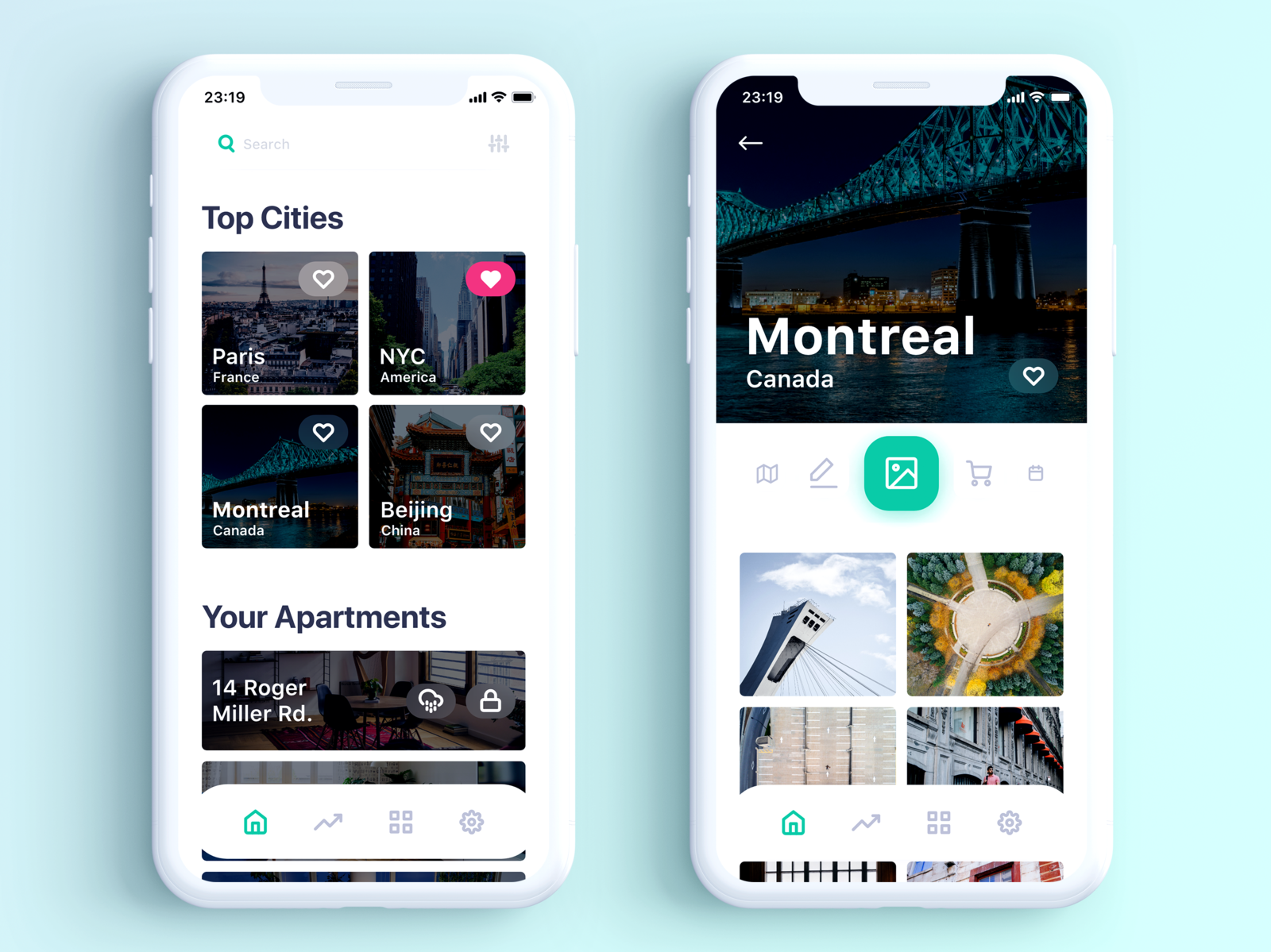 UI | Travel App (Home Screen) by Stefan Kristian Spassov on Dribbble