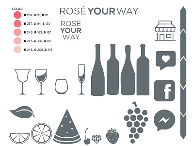 Rose Your way Icons design icons vector