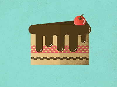 Onhomnhom baking cake chocolate design dessert graphic icon illustration sweets texture