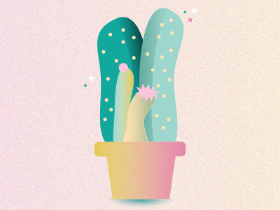 Cactus cactus digital graphic green illustration plants textures