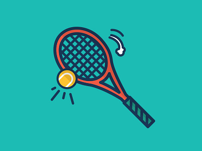 Tennis Icon ball design graphic icon illustration racket sports tennis