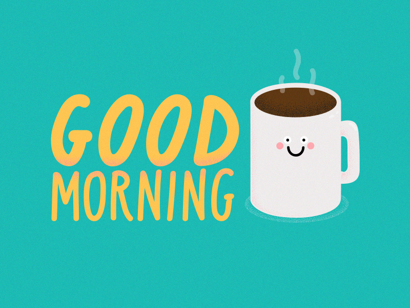 mornings ♨ by Patricia Mafra on Dribbble