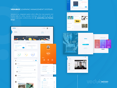 Vedubox | LMS UI/UX Design design interaction lms ui ux web