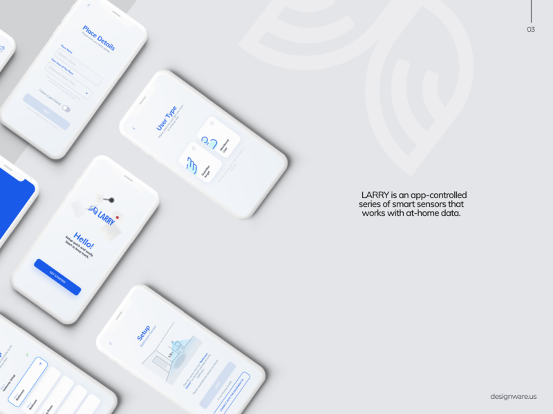 Larry Mobile App | UX/UI Design app design minimal ui ux