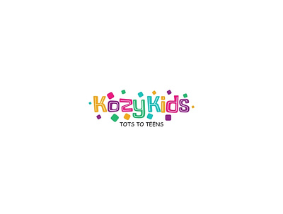 Kozy Kids apparel design illustration logo typography vector