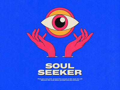 Soul Seeker eye hands illustration seeker soul study watching