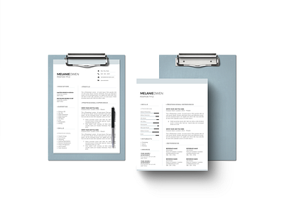 Simple Resume Template for Word and Pages