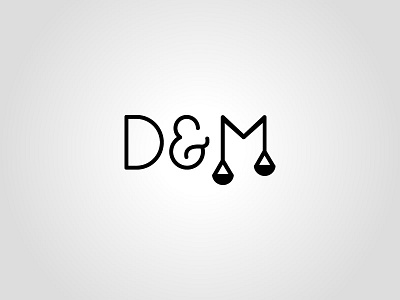 D&M Law Office Logo Concept