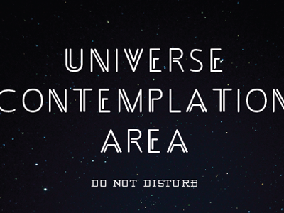 Universe Contemplation Area