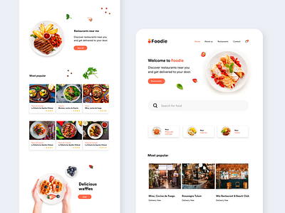 Foodie Landing page