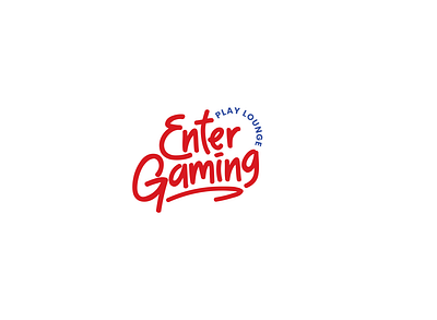 Enter Gaming - Play lounge branding logo