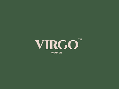 Virgo woman branding logo