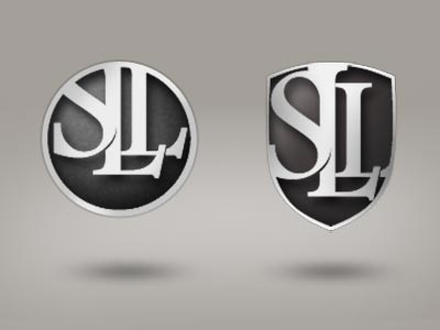 the shield creative design interface logo studio typography vintage