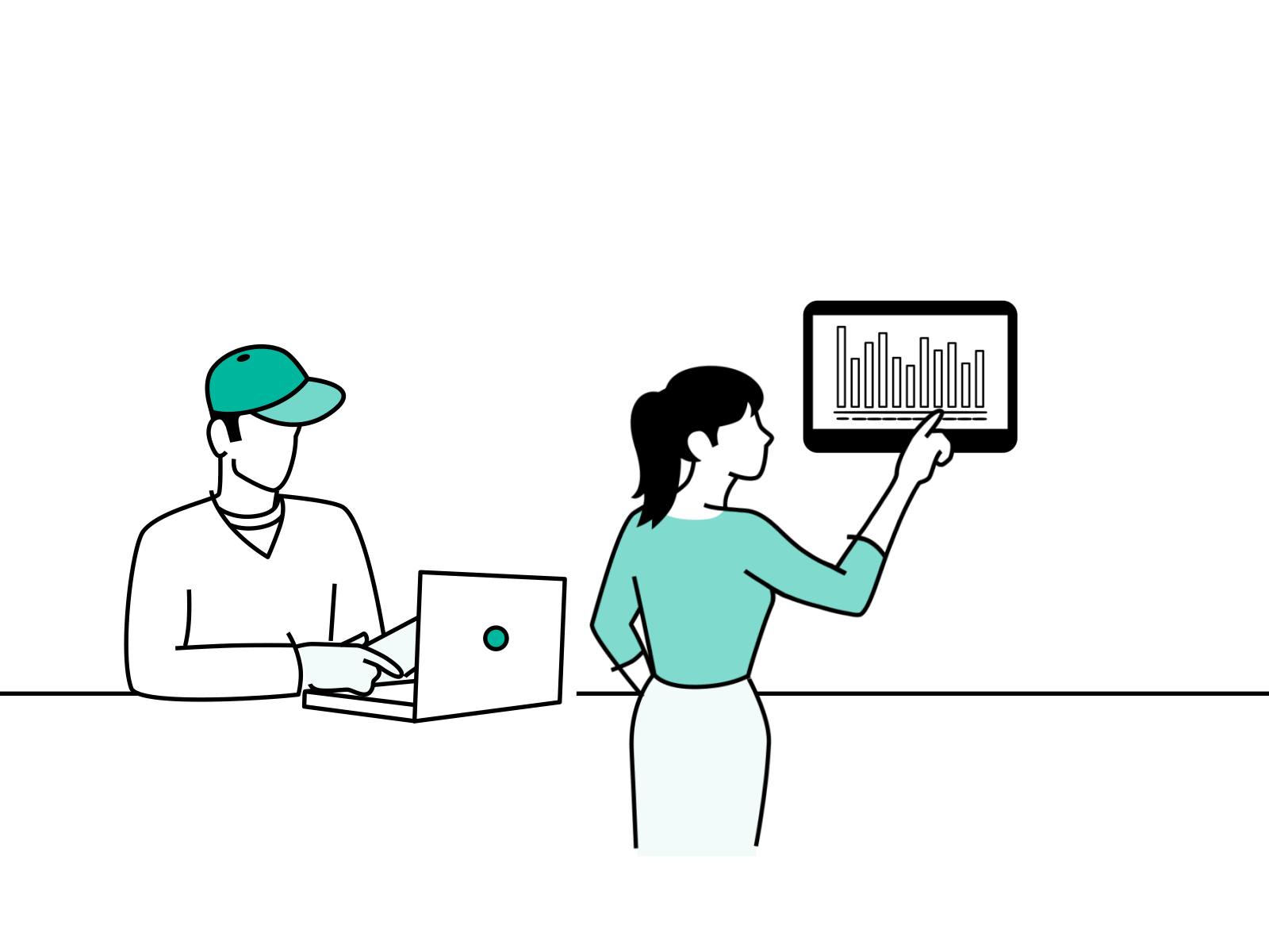 small business owners wear a lot of hats by Bren Isbell on Dribbble