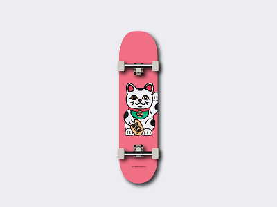 Skateboard board cat cool justice plate plutus cat skate skateboard skating street plate
