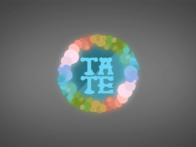 Tate after effects animation beam bubbles colors daniel jönsson gif hyper island mgd13kna tate