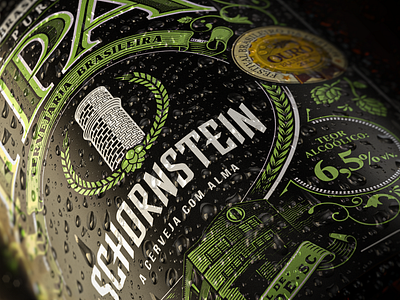 Schornstein Craft Beer Label Design beer beverage bottle brewery craftbeer label