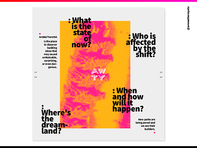 The future of creativity? art branding design digital instagram minimal pink poster typography ui yellow