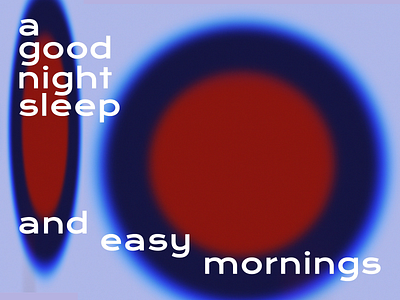 Calm is... abstract abstract design blue easy lockdown minimal morning night poster rebound red sleep