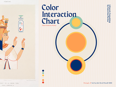 Color interaction chart branding color interaction color palette design identity