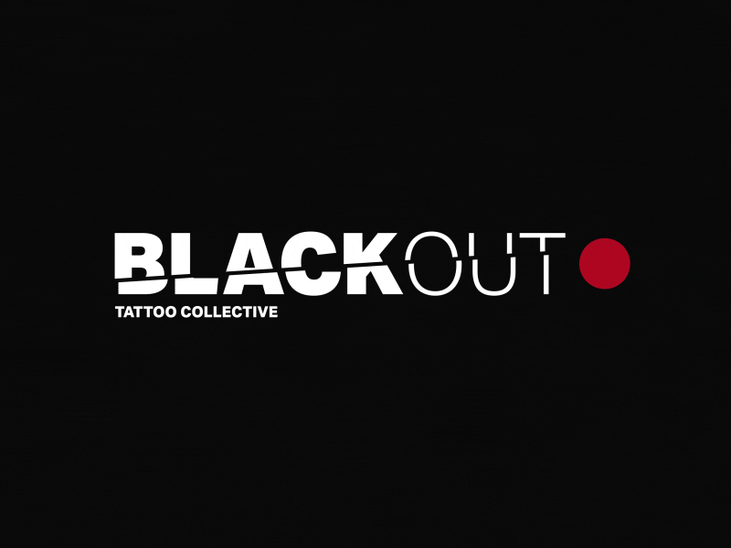 BlackOut 2d ae animation flat glitch logo mograph motion rocketrin slice