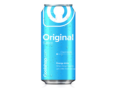 Coolshop Energy Drink blue clean cool coolshop coolshop.com energy energy drink fresh original savage taste