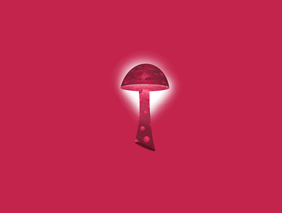Mushroom flat flat art flat design flat illustration icon illustration logo mushroom pink pink logo