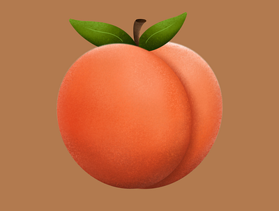 lil peach daddy design editorial flat flatart flatdesign illustration logo procreate vector