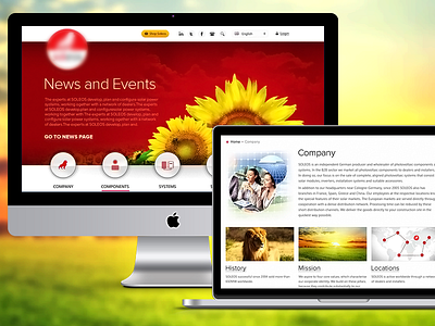 Soleos design interface project redesign ui ui design web web design website design