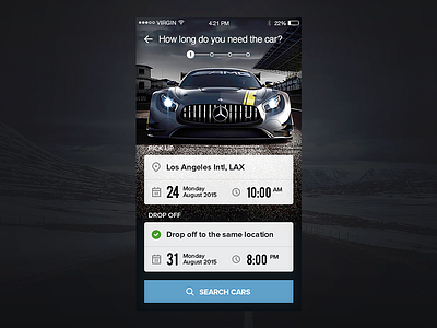 Rent a Car Service App