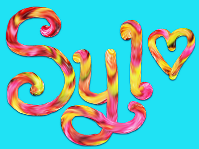 Syl ❤️ adobephotoshop graphicdesign illustration lettering wacom