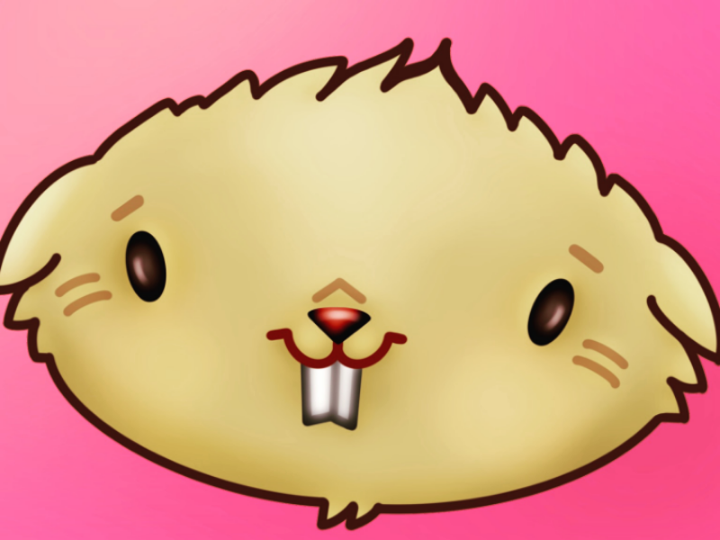 Hamster digital art procreate hamster illustration digital drawing