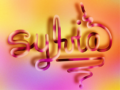 3D lettering of my name