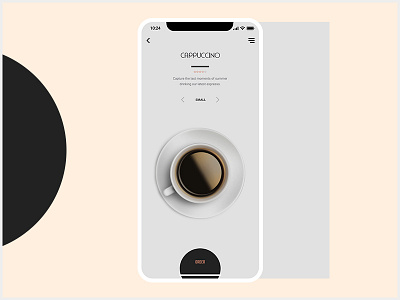 I Love Coffee app mobile ui designs