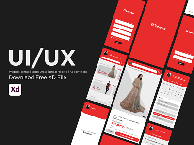 Ui/Ux Design Appointment App app app design icon ux wedding planer