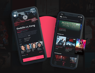 Movie ticketing application case study branding case study graphic design logo mobile ui