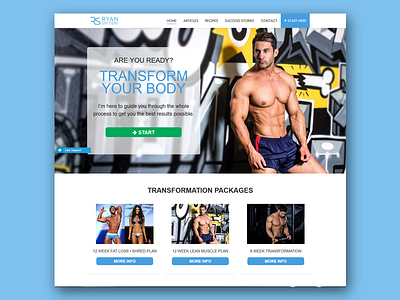 Body Transformation Website