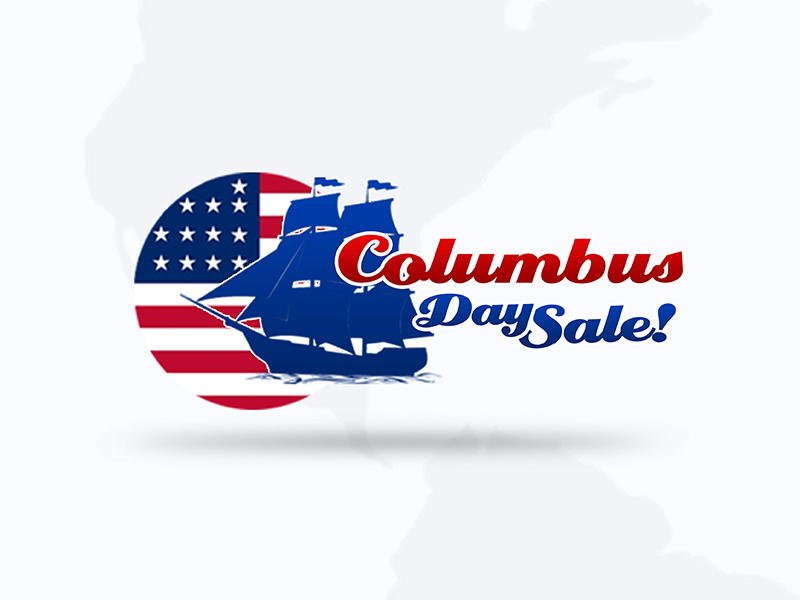 Columbus day sale by Bhushan Kamble on Dribbble