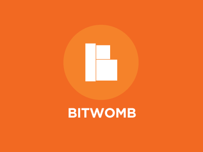 Bitwomb Simple bitwomb logo orange white