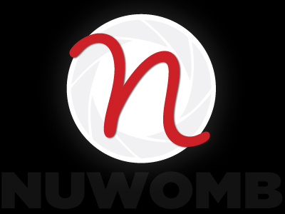 Nuwomb Photo logo nuwomb red shutter