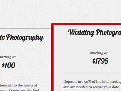 Pricing Photography